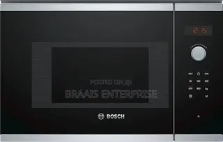 Bosch Built-in Microwave Oven Capacity 20l Black Stainless Steel
