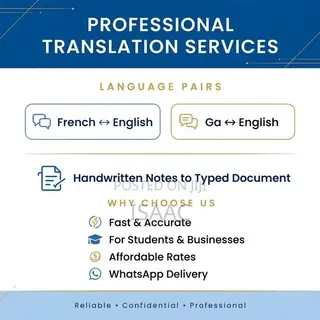 French and Ga Translator -Accra