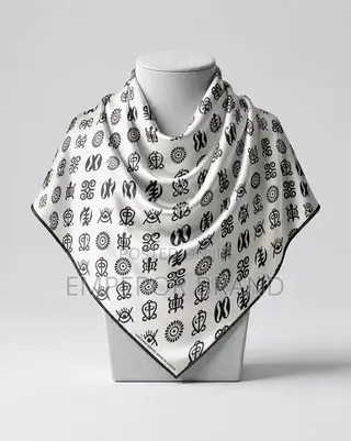 Aseda Luxury Silk Scarf | Premium African Silk Head Wrap