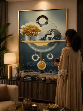 Elegant Crystal Wall Portraits.