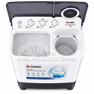 Chigo Semi Auto Twin Tube Washing Machine ( 8Kg 12kg )