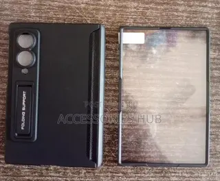 Samsung Z Fold 8 Case With Inbuilt Protector and a Stand With Hinge