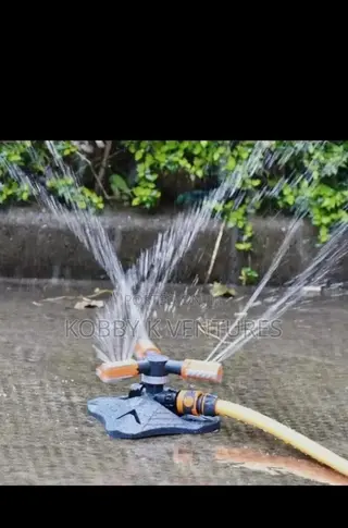 Water Hose and Sprinkler