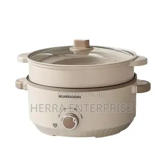 Runbaisen Multifunctional Non-Stick Electric Cooking Pot With Steamer