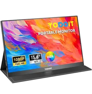 Portable Monitor 15.6" 1080p FHD - Dual Screen for Laptop, Phone, Xbox