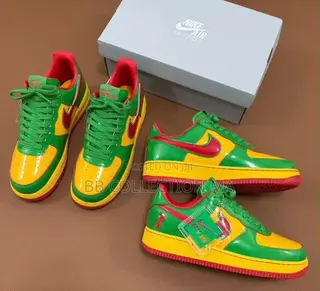 Nike Air Force 1 "Rasta" Green Yellow Red