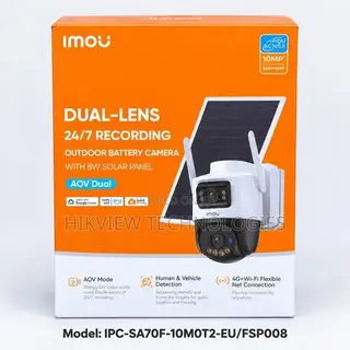 Imou Ipc-Sa70f-10m0t2-Eu/Fsp008 Aov Dual 4g 10mp Outdoor Solar Camera