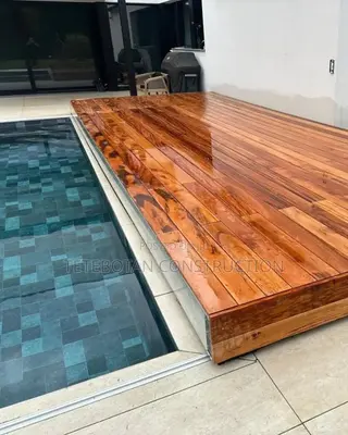 Automated Custom Walkable Wpc Decking Pool Cover