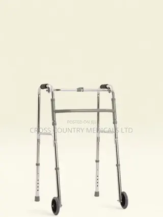 Zimmer Frame With Two Wheels