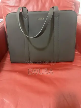 Chrisbella Large Coffee Brown Laptop Bag