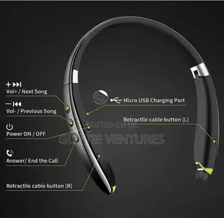 Retractable Bluetooth Headset