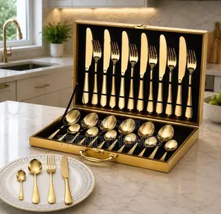 24 PCS Gold Cutlery Set