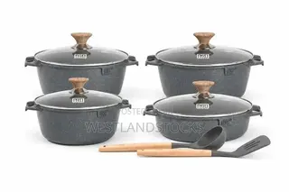 MGC 4-Piece Die Cast Aluminum Ceramic Cookware Set