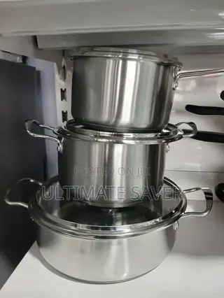 6pcs Stainless Steel Cookware Set