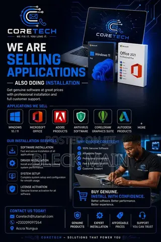 Coretech Software Sales Installation Services