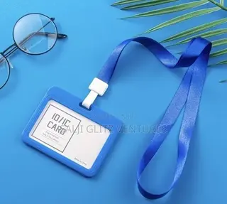 Landscape Card Holder With Lanyard