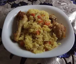 Yummy Fried Rice and Chicken