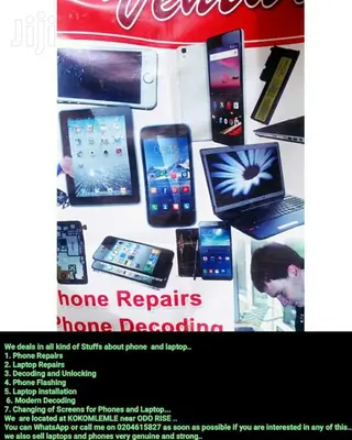 Phones And Laptop Repairs.