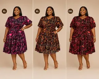 Colourful Straight Dress Available