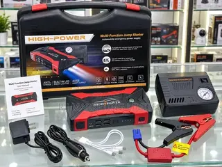 Car Jump Starter and Tire Pump Device HP.