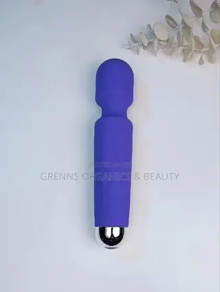 Purple Magic Wand Vibrator USB Rechargeable Women Sex Toy