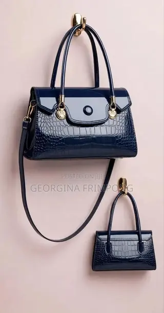 2- In -1 Crocodile Office Handbag Set - (6) Colors Available- Kumasi.