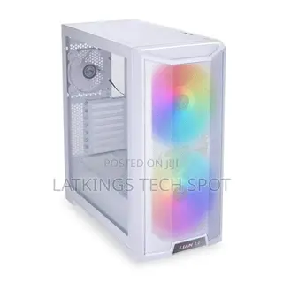 Lian Li Lancool 215x Computer Case(White) With 3 Argb Fans