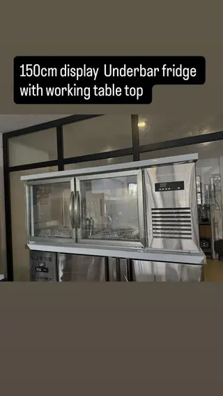 Commercial Display Underbar Fridge 150cm