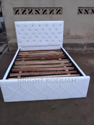 White Colored Double Bed Frame