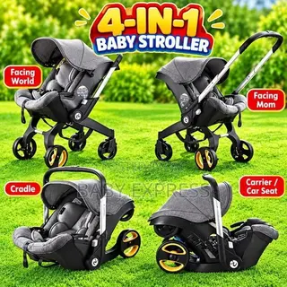 : 4-in-1 Foldable Baby Stroller | Portable, Comfortable & Stylish