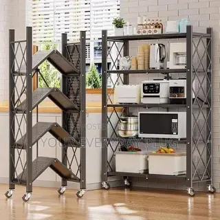 5 Tier Foldable Kitchen Rack