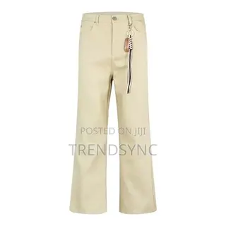 Premium Khaki Sand Flared Denim - Streetwear Collection