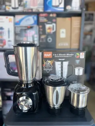 Quality RAF 3in1 Stainless Steel Blender Set