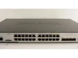 D-Link DGS-3120-24PC. 24port Gigabit PoE Switch, 4 Combo SFP, Managed