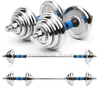 25kg Dumbbell/Dumbell ( Convertible to Long Bar )