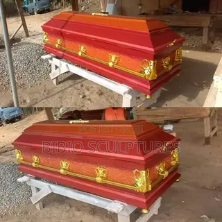 Royal Red Gold Casket