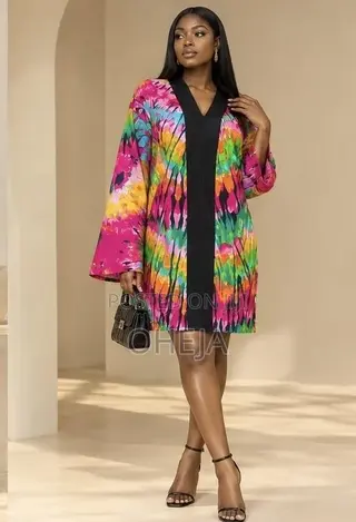 Women’s Short Gown Stylish Print Dress | OHEJA