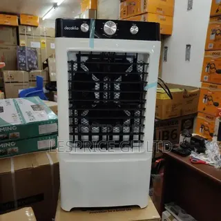 Ever Reliable 100W Black & White Evaporative Air Cooler From Decakila
