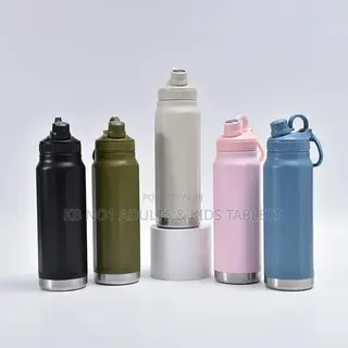 Flip Straw Sports Vacuum Water Bottle