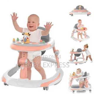 Space-Saving Foldable Baby Walker (Adjustable Height Safe)
