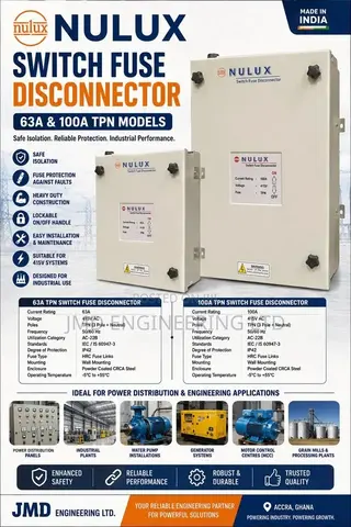 Main Switch 63a and 100a
