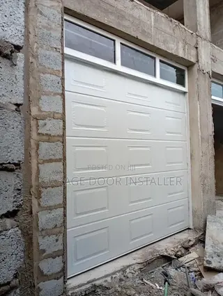 Automatic Garage Door With Fanlight