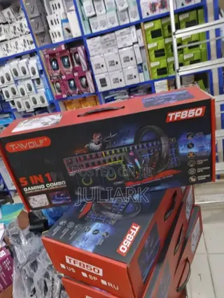 5in1 Wired Gaming Keyboard and Mouse Combo
