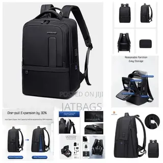 Business Expandable Waterproof Laptop Backpack (Free Delivery)