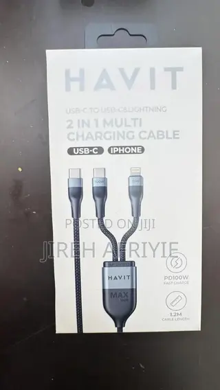 HAVIT 2 in 1 Charging Cable