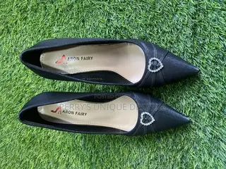 Noir Elegance Pointed High Heels