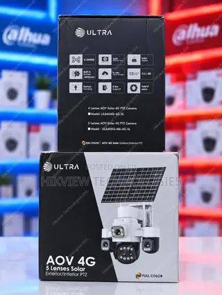 Ultra AOV 4G 5-Lens Solar PTZ Camera