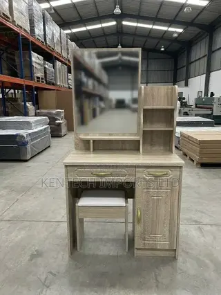 Modern Light Oak Vanity Set