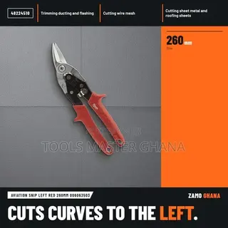 Aviation Snip Left Red 260Mm -