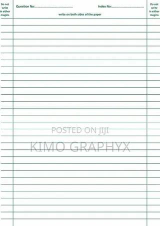 Answer Booklets/Sheets Printing